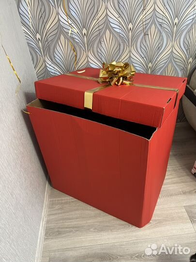 Коробка большая подарочная 80см