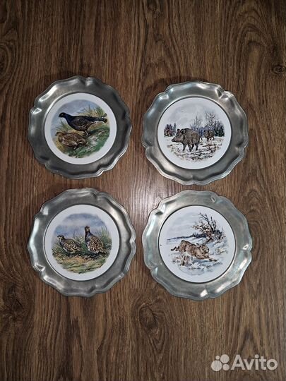 Коллекционные тарелки,настенные 4 шт
