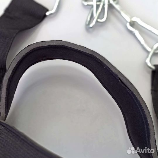 Упряжь для тренировки шеи с цепью неопрен