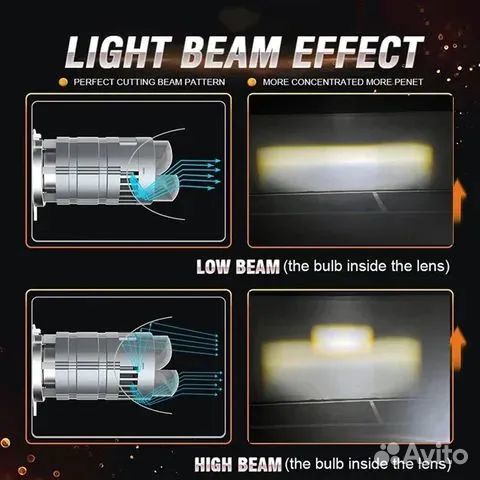 Mini Bi-led H4 Laser для Toyota Land Cruiser Prado