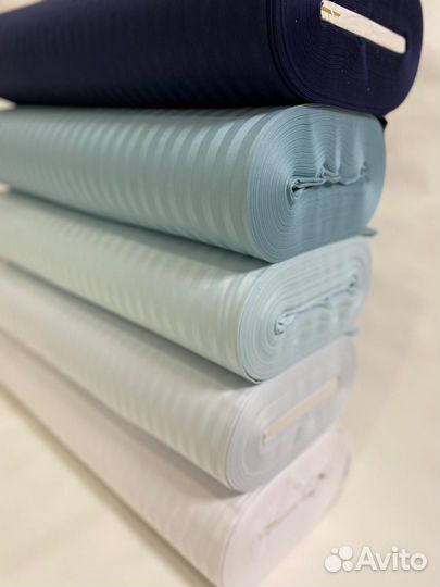 Ткань сатин-страйп Турция