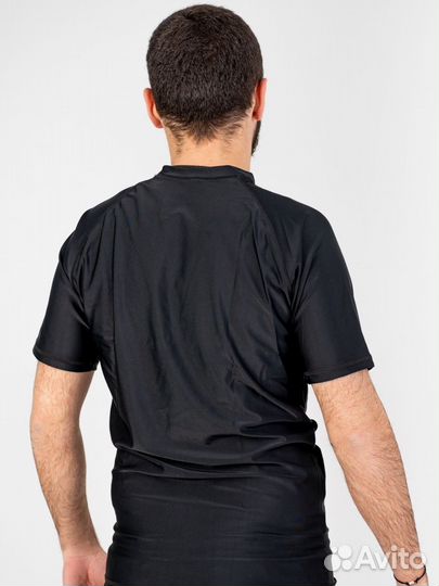 Рашгард с коротким рукавом Only black