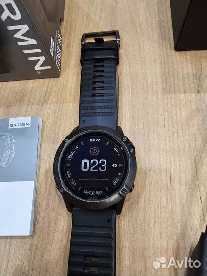 Часы garmin fenix 6x pro solar