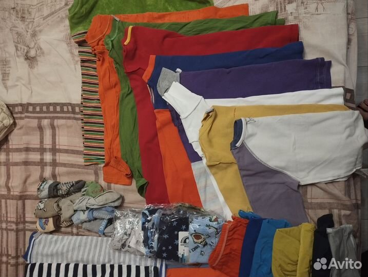 Детские вещи пакетом на мальчика 4-7 лет
