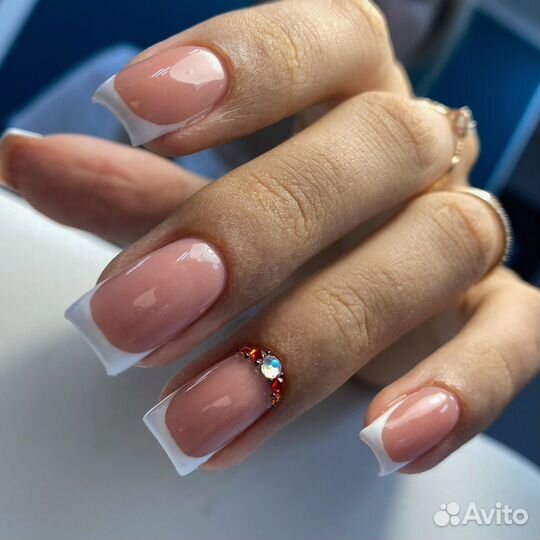 Наращивание Гельлак Педикюр