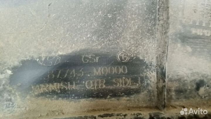 Накладка на крыло заднего левого Hyundai Creta