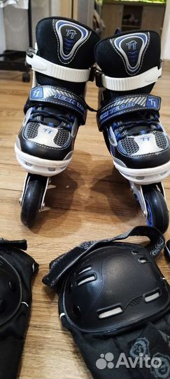 Детские ролики и защита 35-38