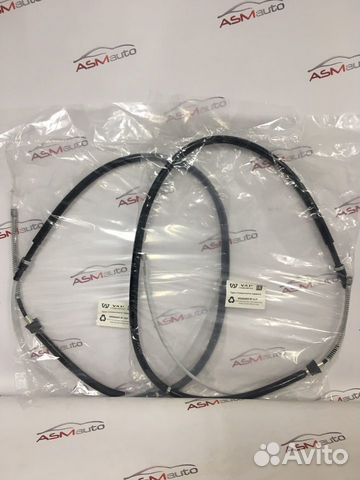 Трос ручника VW Polo 10- Skoda Rapid