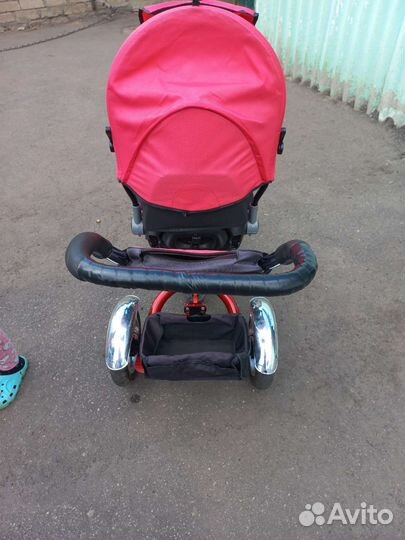 Детский велосипед с ручкой бу