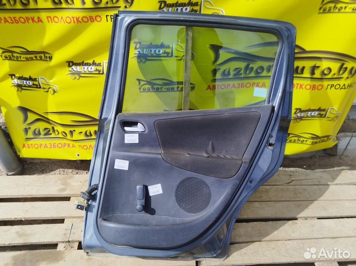 Стекло двери задней левой Peugeot 207 I (2006—2009