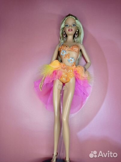Barbie dancing with the stars. Samba