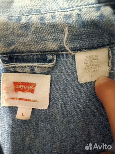 Джинсовая рубашка Levis 50p