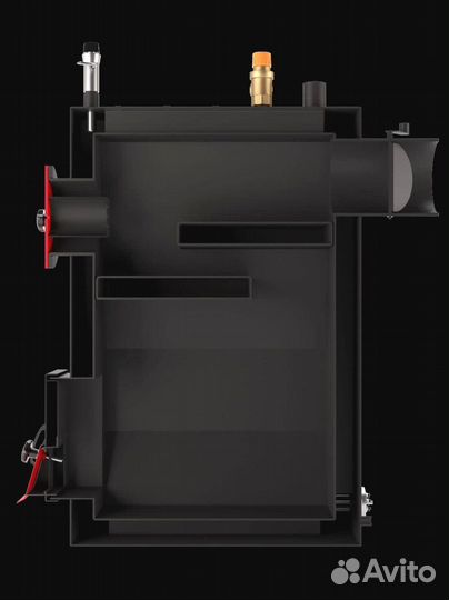Твердотопливный котёл 65 квт