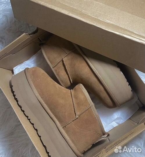 Угги ugg женские classic ultra mini platform