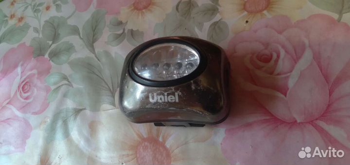 Налобный фонарь Uniel с новыми аккумуляторами