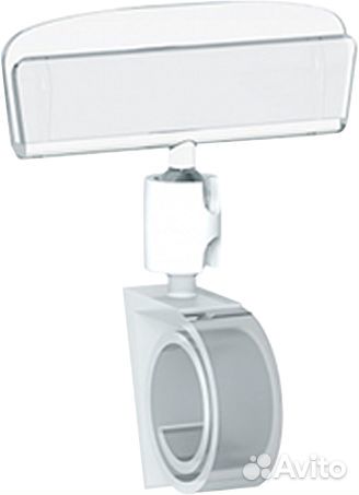 50 ценникодержателей-улиток на край, белых