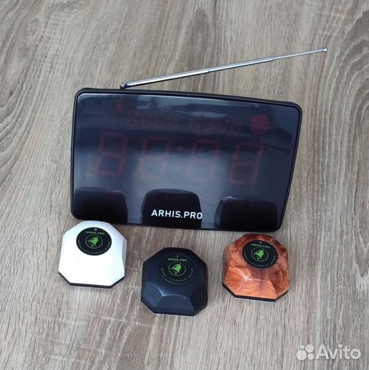 Кнопки вызова официанта модель Бургер и табло