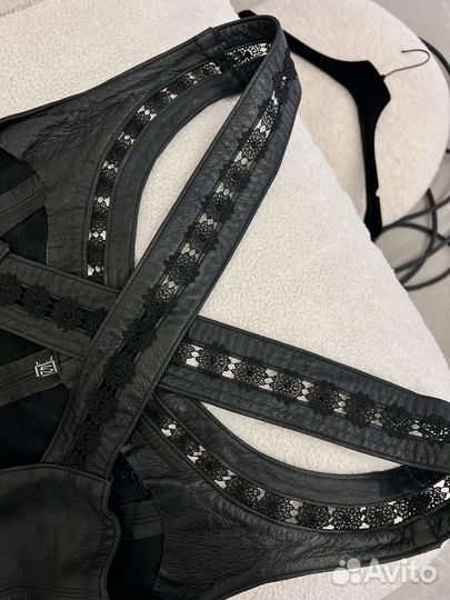 Сарафан кожаный Франция