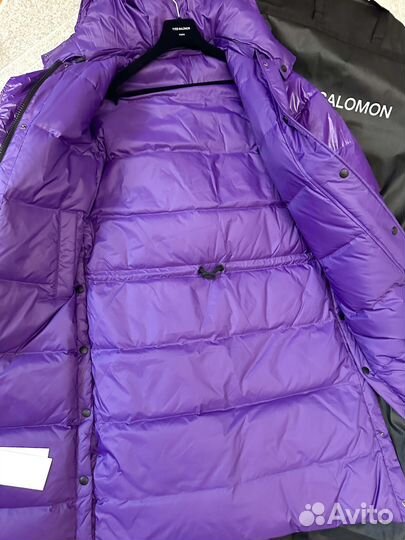 Длинный пуховик Yves Salomon оригинал