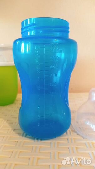 Поильник непроливайка бутылочка с соской стакан