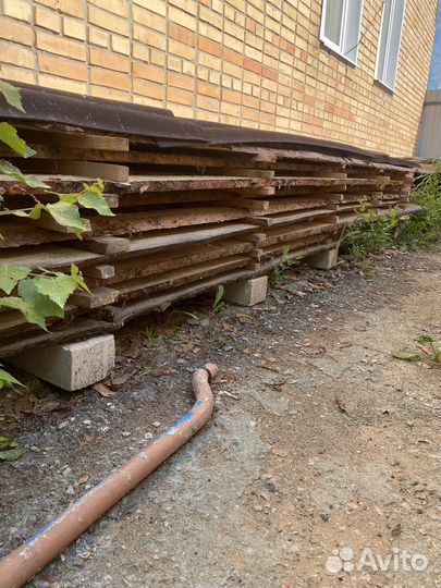 Доска необрезная(дюймовка) 1 куб