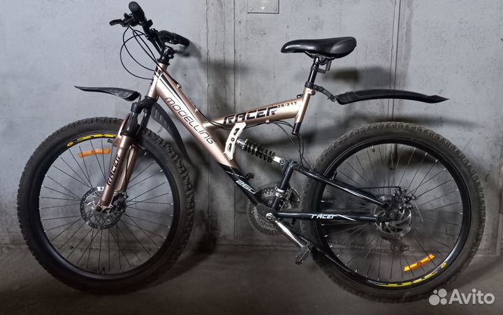 Велосипед горный двухподвес рама 19