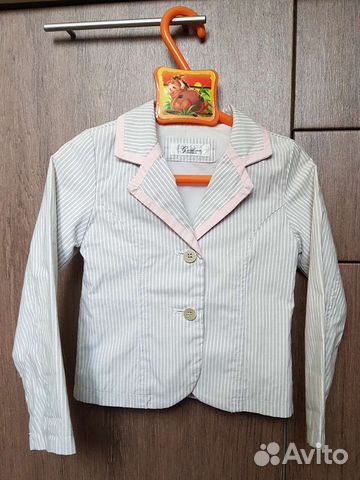 Пиджак для девочки 110 116