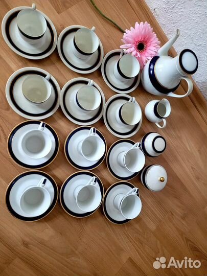 Чайно-кофейый набор из фарфора Германия