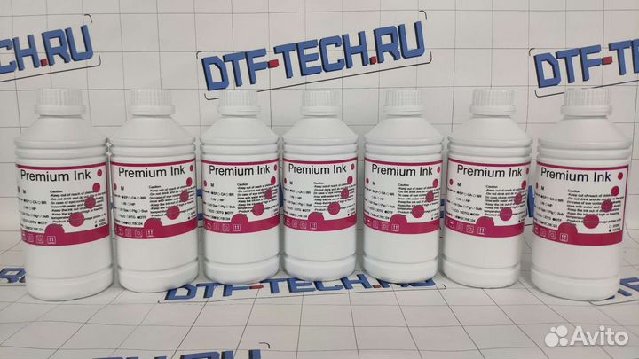 DTF чернила (краска) Magenta Пурпурный Красный для