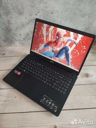 Мощный Acer ryzen 8ядер-поток 5-3500U/12GB/SSD-512