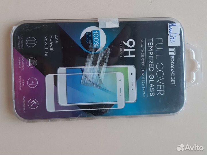 Защитное стеклоhuawei nova lite белое