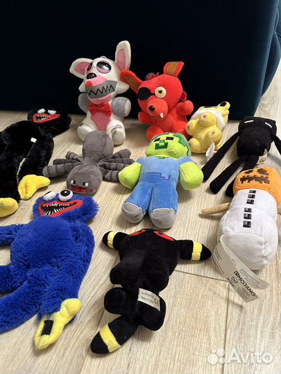 Мягкие игрушки майнкрафт фнаф