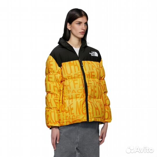 THE north face Down Jacket Unisex Yellow (L)(37)