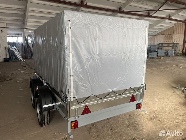Прицеп сайгак 1,5*3,0 с высоким тентом