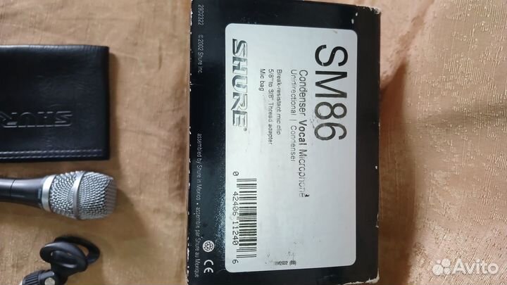 Конденсаторный микрофон Shure SM 86