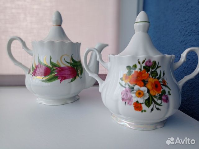 Винтажная сахарница