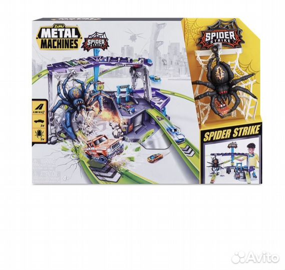 Zuru Metal Machines с машинкой трек Удар паука