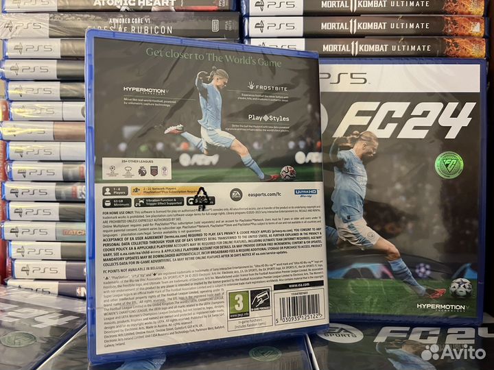 Диск EA FC 24 (Fifa 24) PS5 / Новый / Русский язык