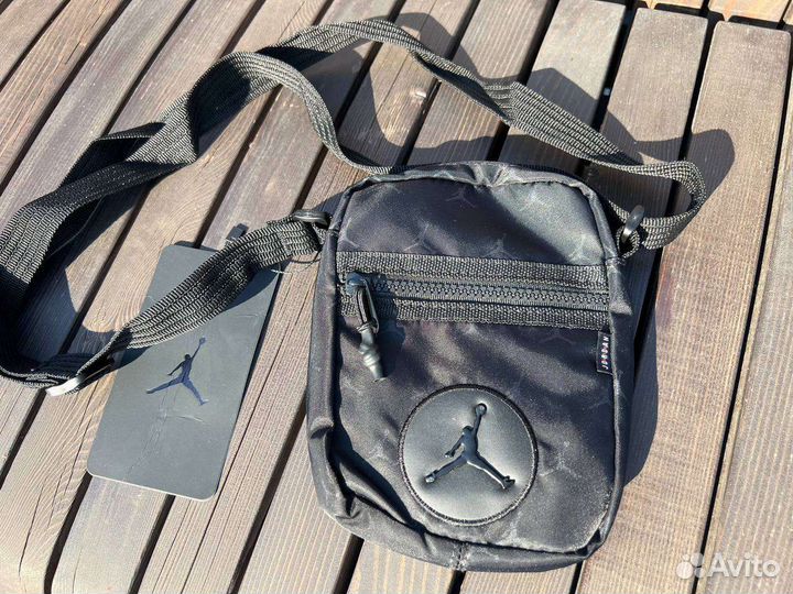 Сумка Nike Jordan Airborne Festival Bag black logo