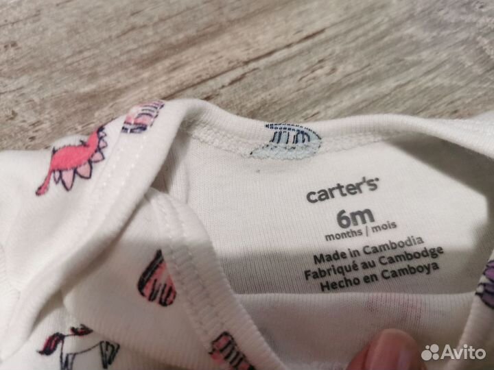 Одежда пакетом для, девочки Carter's, H&M, р68