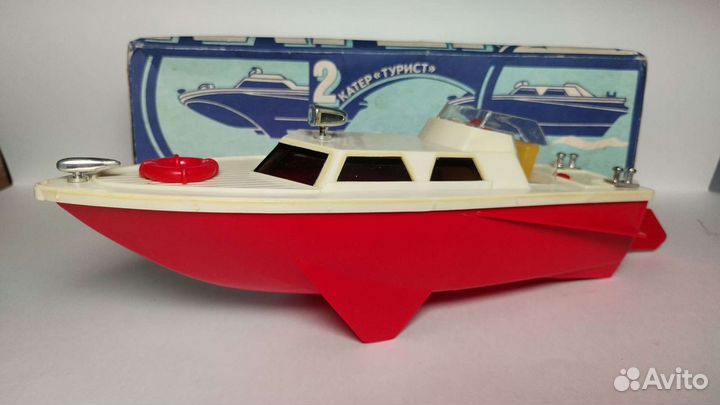 Катер Отдых игрушка СССР