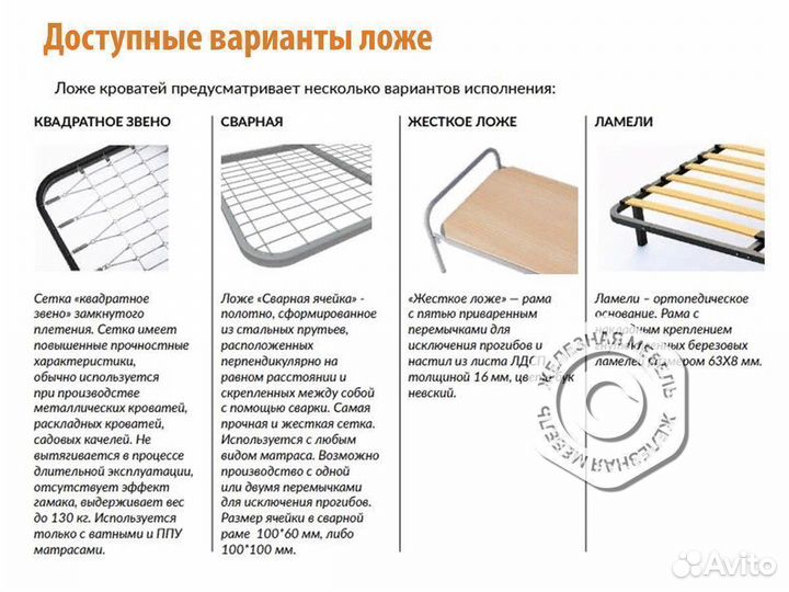 Кровать односпальная металлическая «Полукруглая»