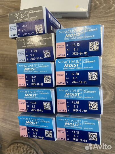 Линзы acuvue moist