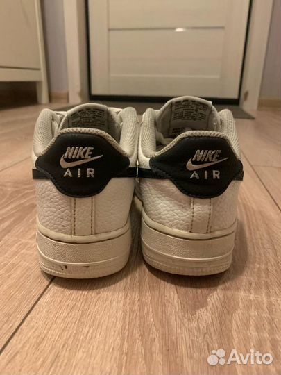 Nike air force 1 white black оригинал