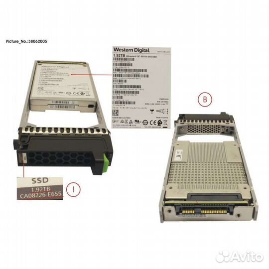 Диск Fujitsu DX/AF SSD SAS 2.5