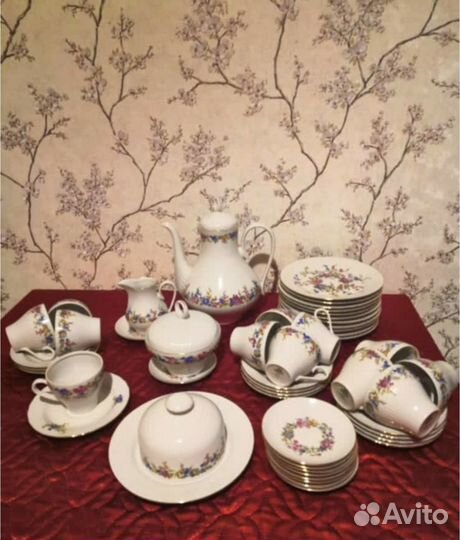 Фарфор гдр Сервиз Кофейный