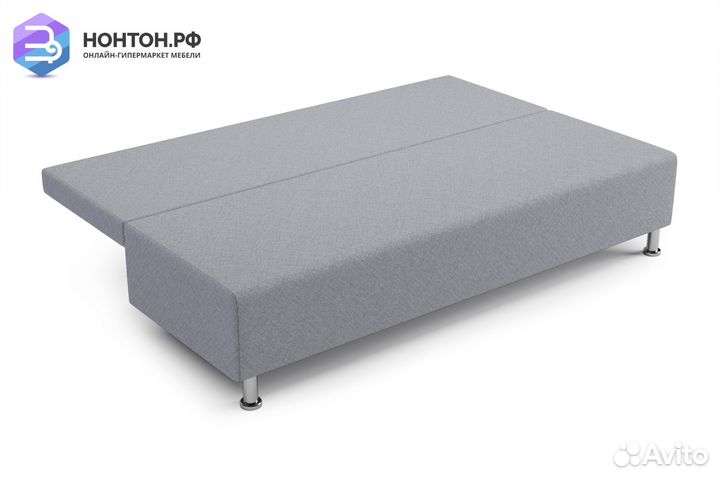 Диван еврокнижка Канна светло-серый