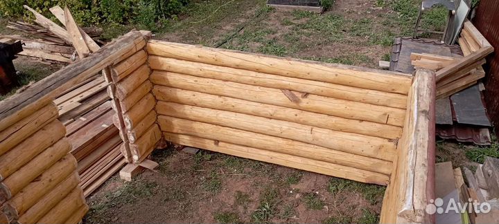 Сруб бани б/у