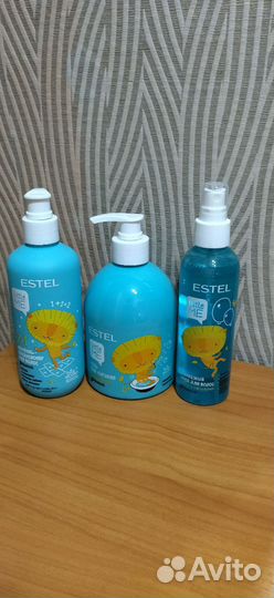 Детский шампунь, гель для купания Эстель