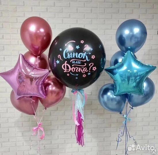 Гелиевые воздушные шары, Гендер пати